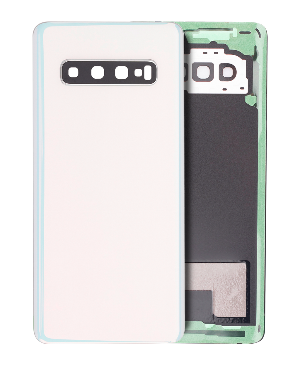Glass Back Cover with Camera Lens for Samsung Galaxy S10 (Service Pack) (Prism White)