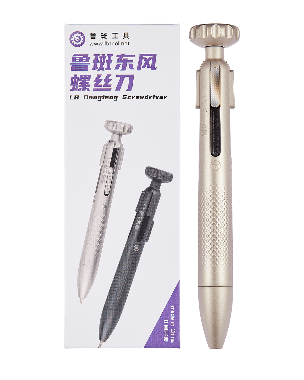 LB Dongfeng 4-in-1 Multifunction Screwdriver (Silver)
