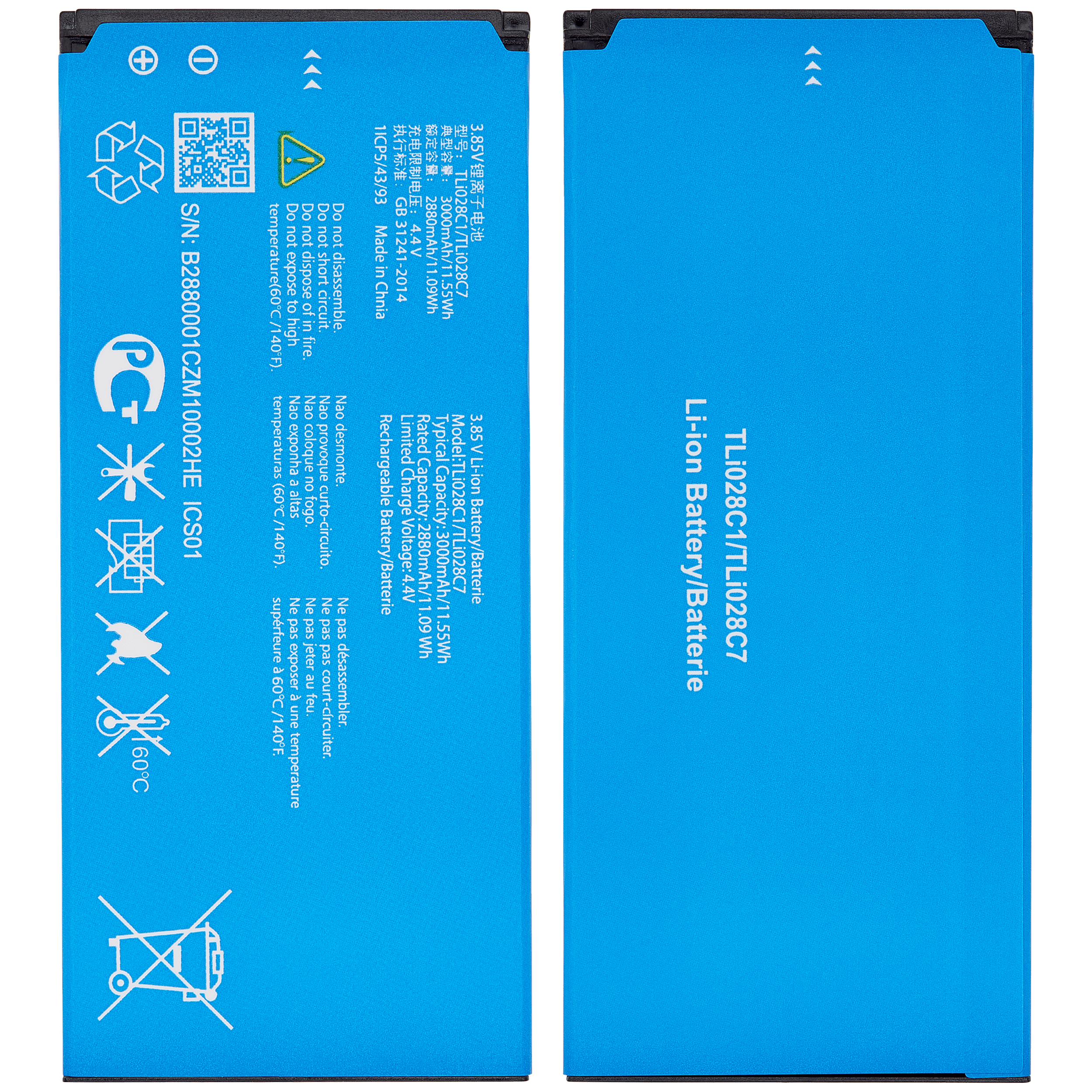 Ersatzbatterie für Alcatel 1B (5002 / 2020) (TLi028C1 / TLi028C7)