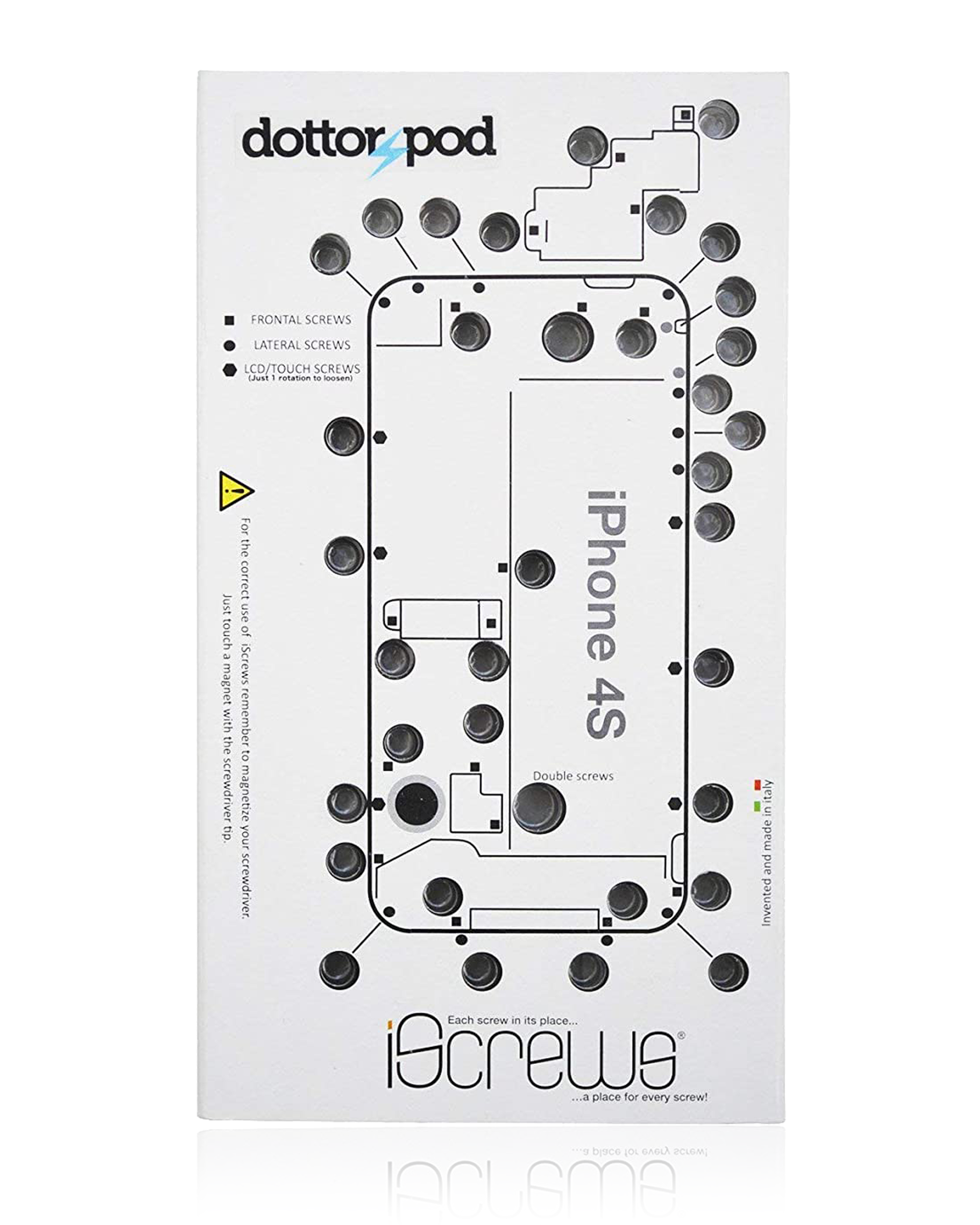 iScrews Position Mat for iPhone 4S (dottorpod)