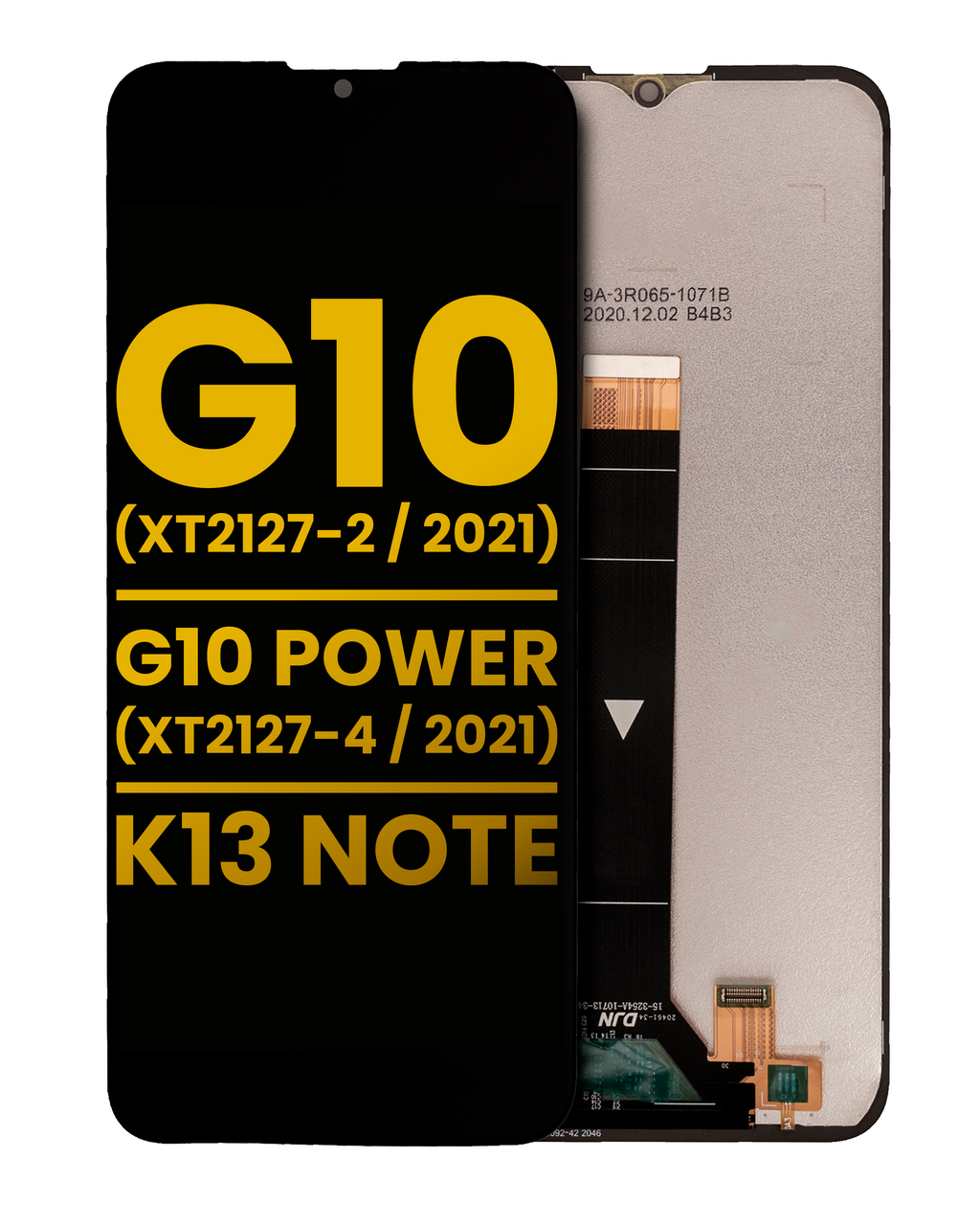 LCD-Display ohne Rahmen für Moto G10/G10 Power, Refurbished, Alle Farben