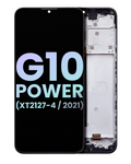 LCD Display with Frame for Motorola Moto G10 Power (XT2127-4 / 2021) Original OEM (All Colors)