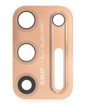 Kameraglas hinten für Motorola Moto G9 Plus (XT2087 / 2020) (Rose Gold)
