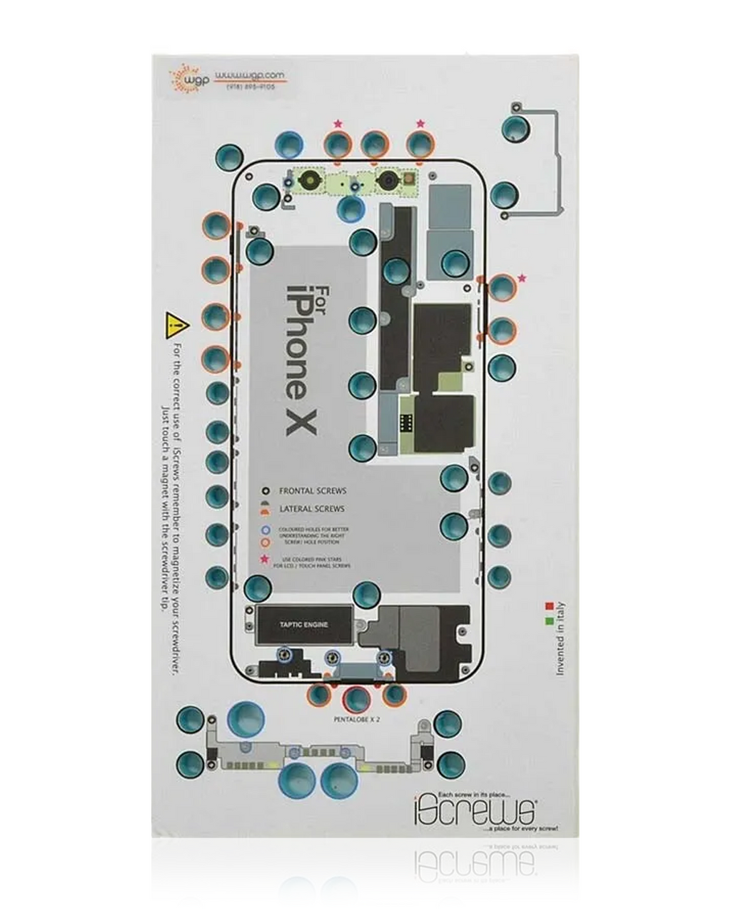iScrews Positioniermatte für iPhone X (dottorpod)