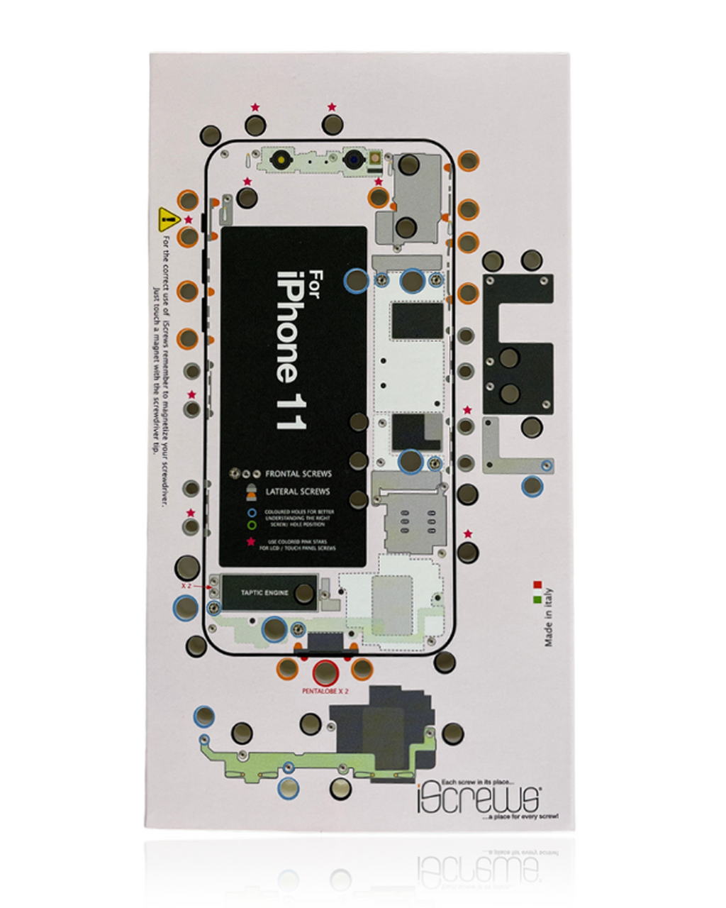 iScrews Positionsmatte für iPhone 11 (dottorpod)