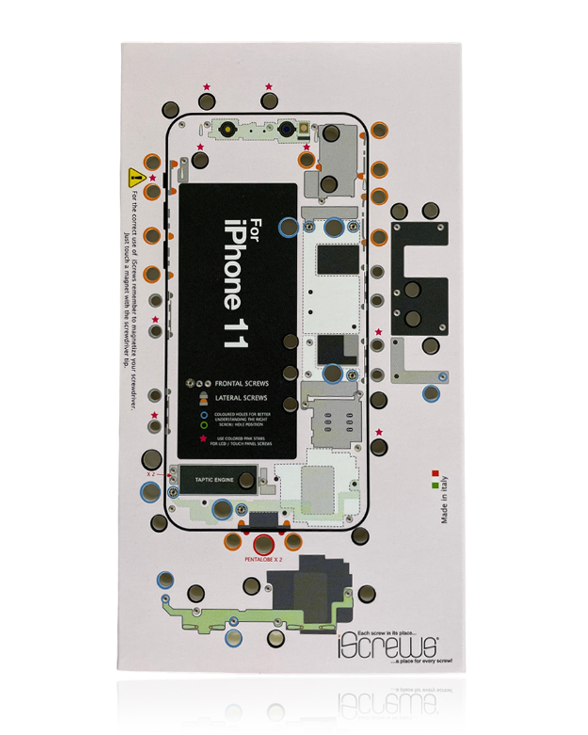 iScrews Positionsmatte für iPhone 11 (dottorpod)
