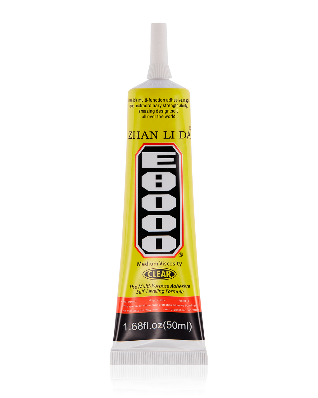 Multipurpose Adhesive E8000 50ml Transparent - Zhanlida