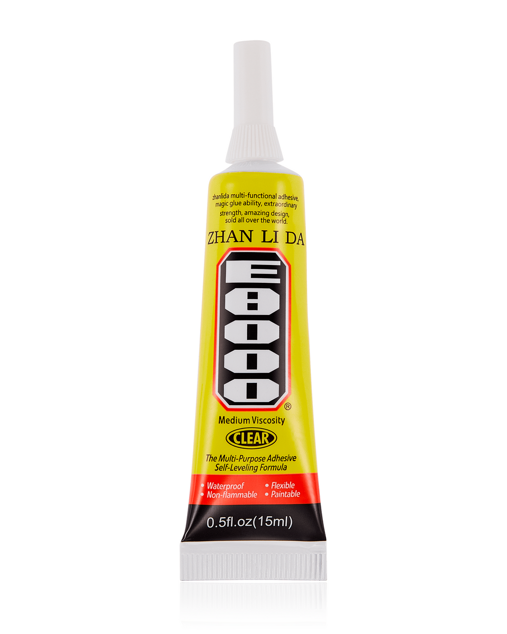 Multipurpose Adhesive E8000 (15 ml, clear) - Zhanlida