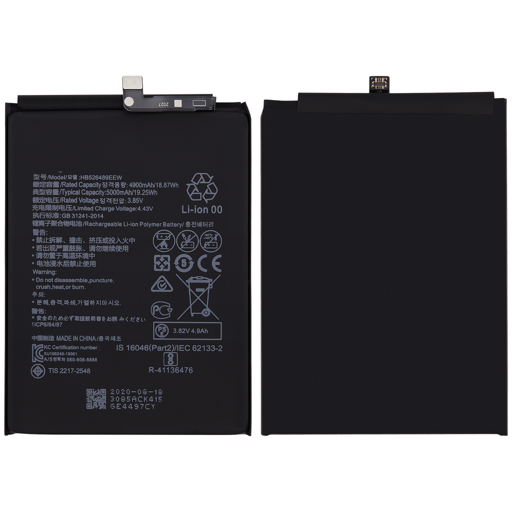 Replacement Battery for Huawei Enjoy 10E / Enjoy 20 / Y6 PRIME 2020 / Honor Play 9A (HB526489EEW)