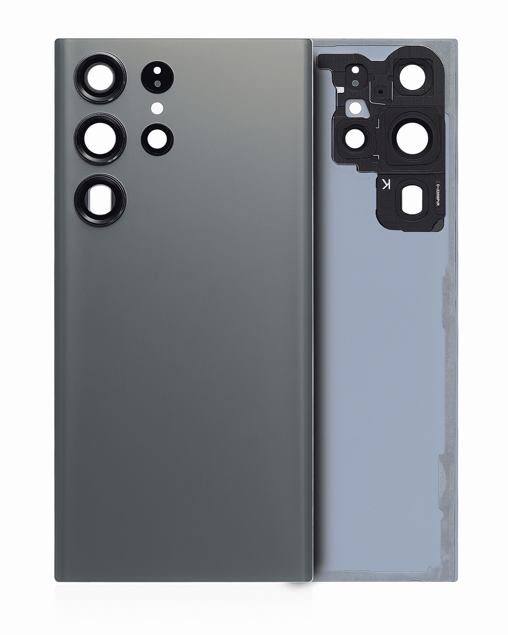 Back Cover with Camera Lens for Samsung Galaxy S23 Ultra 5G (without Logo) (Aftermarket Plus) (Green)