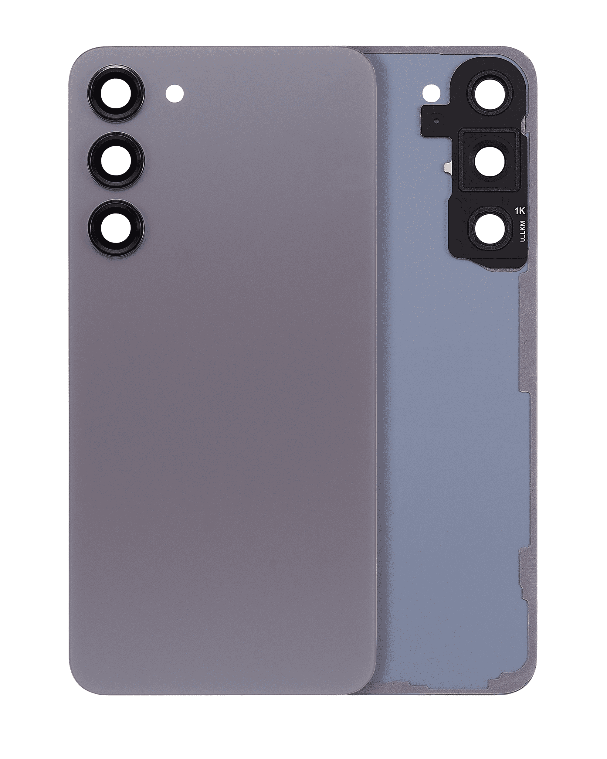 Backcover mit Kameralinse für Samsung Galaxy S23 Plus Graphite Aftermarket Plus