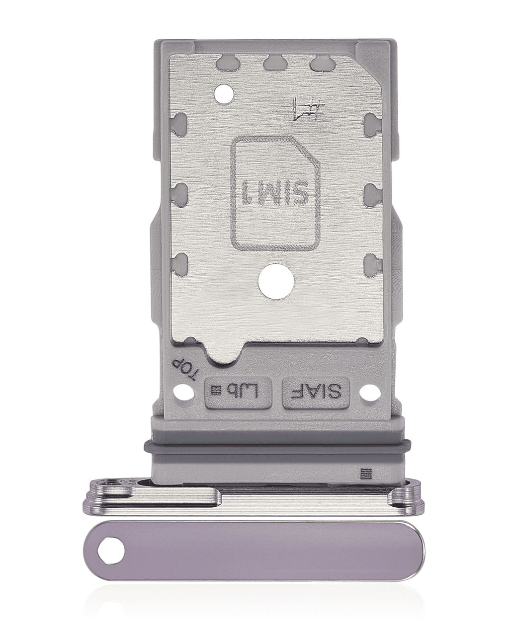 Dual SIM Card Tray for Samsung Galaxy S23 5G / S23 Plus 5G (Lavender)