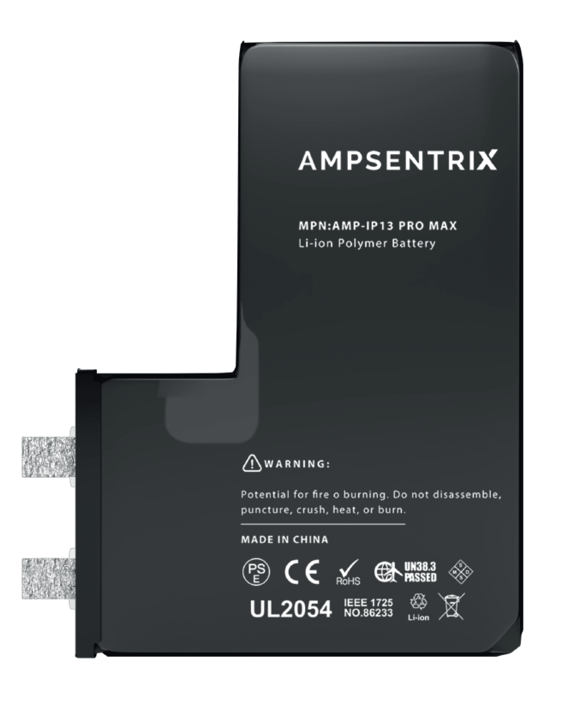 Ersatzbatteriekern mit Tag-On Flex für iPhone 13 Pro Max (Punktschweißen nötig)