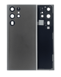 Back Cover with Camera Lens for Samsung Galaxy S22 Ultra 5G (No Logo) (Aftermarket Plus) (Graphite)