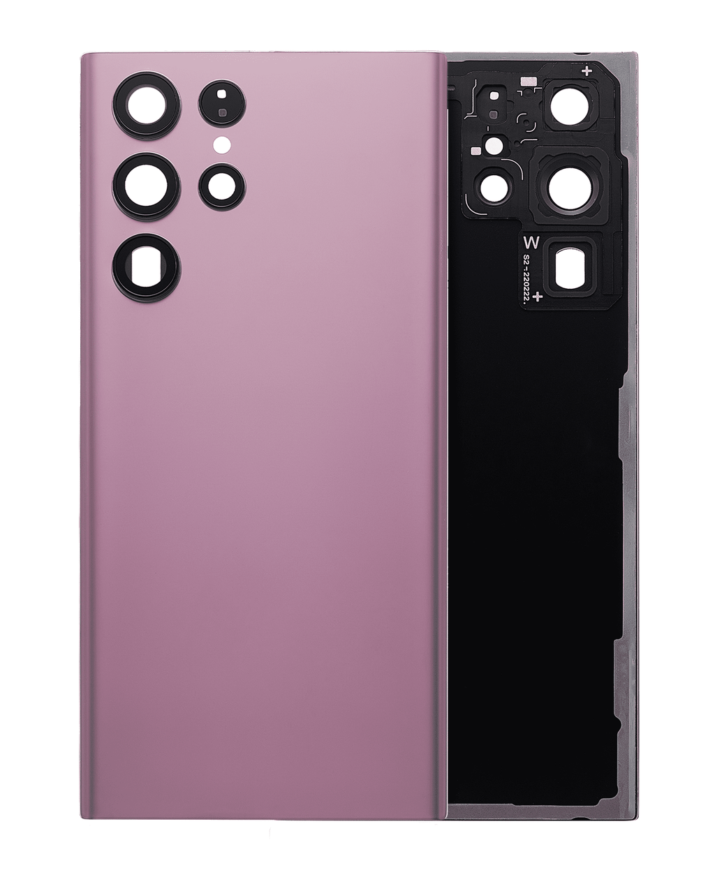 Backcover mit Kameralinse Samsung Galaxy S22 Ultra Burgundy Aftermarket+