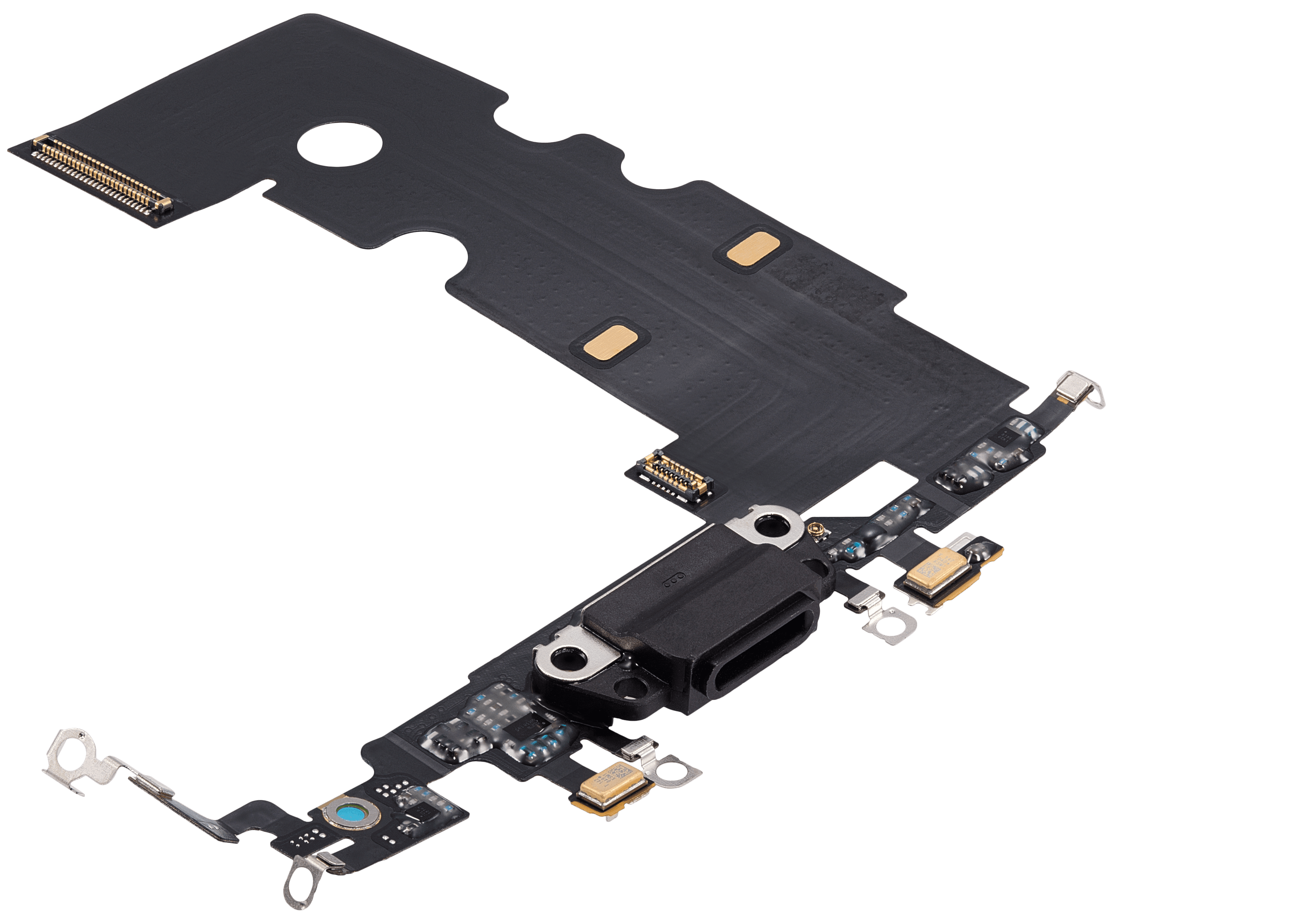 Charging Port Flex Cable for iPhone SE (2020) (Premium) (Black)