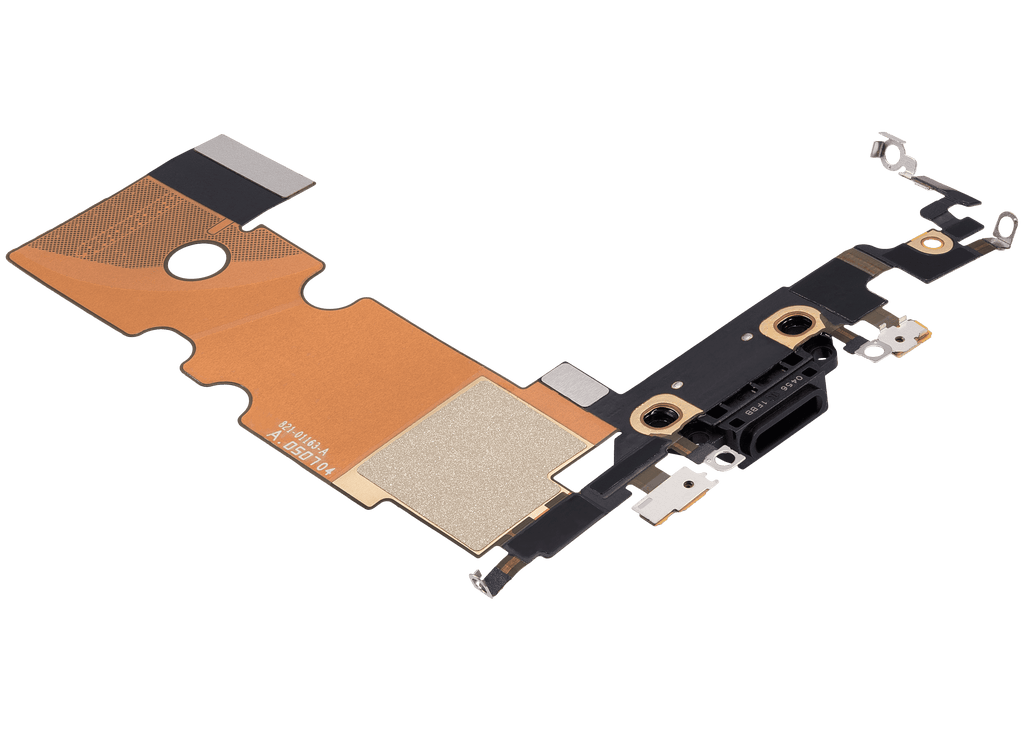 Charging Port Flex Cable for iPhone SE (2020) (Premium) (Black)