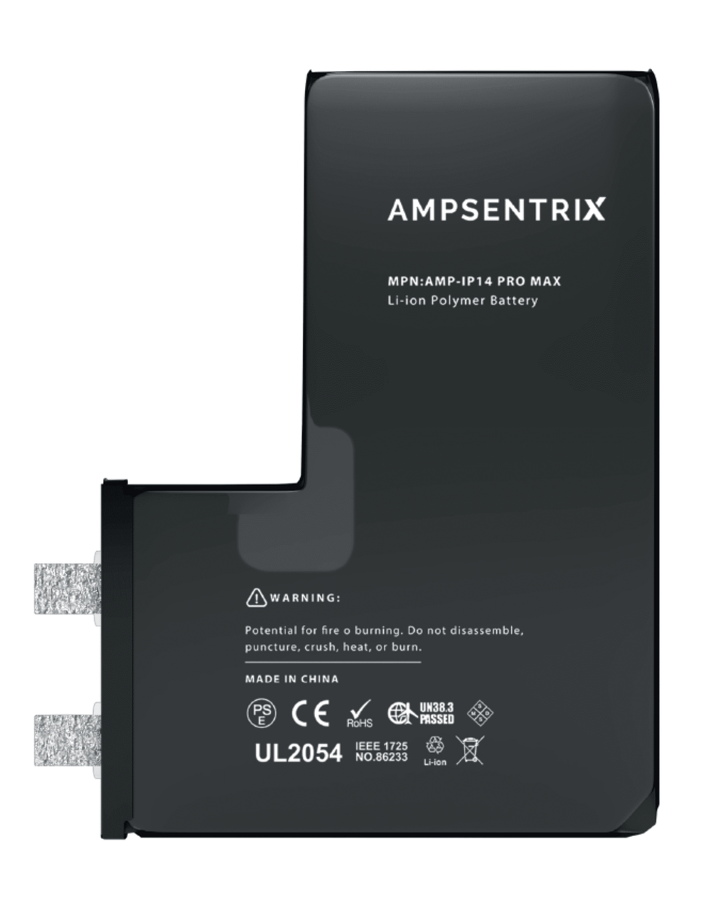 Replacement Battery for iPhone 14 Pro Max (Spot Welding Required) (AmpSentrix Core Extended)