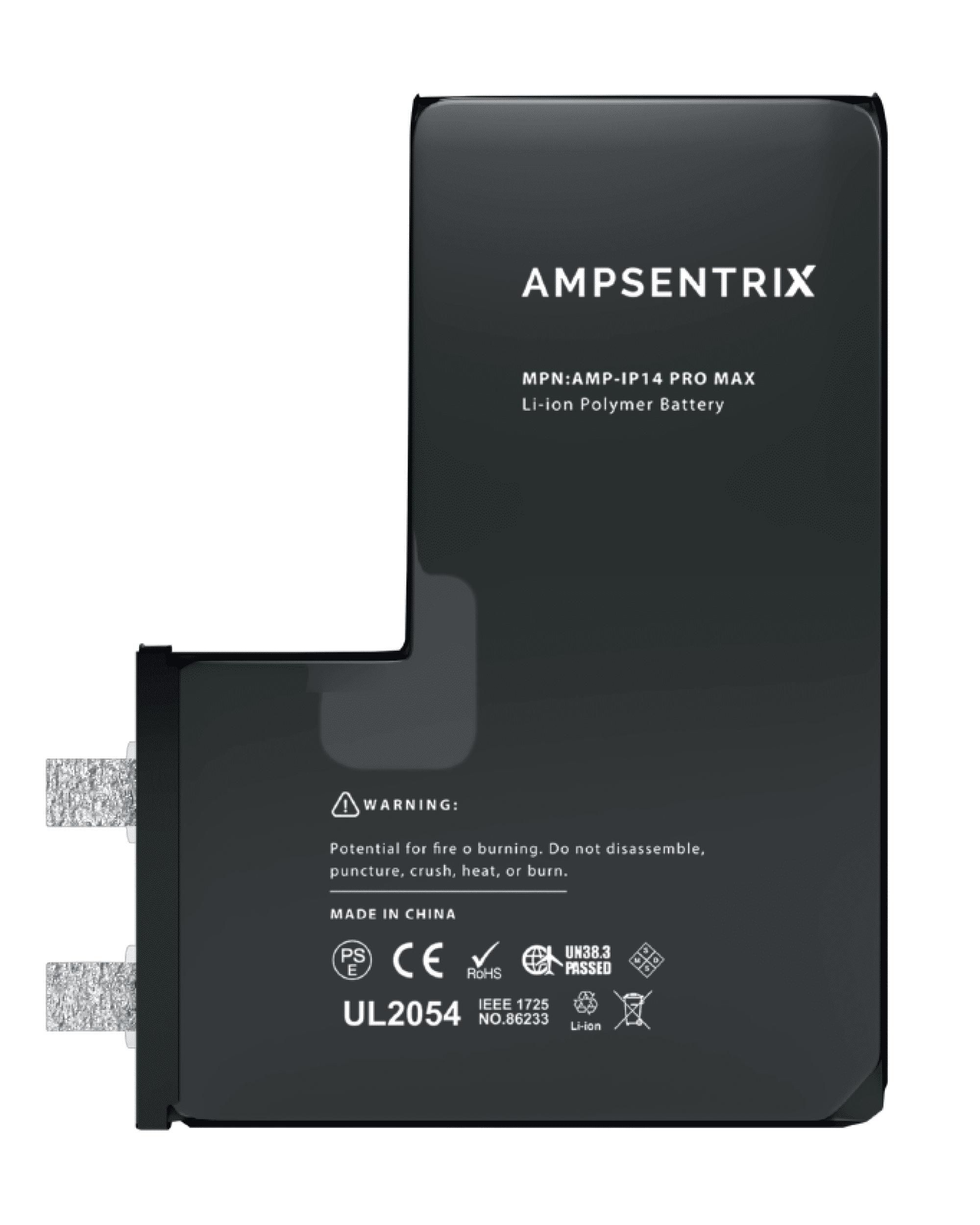 Replacement Battery for iPhone 14 Pro Max (Spot Welding Required) (AmpSentrix Core Extended)