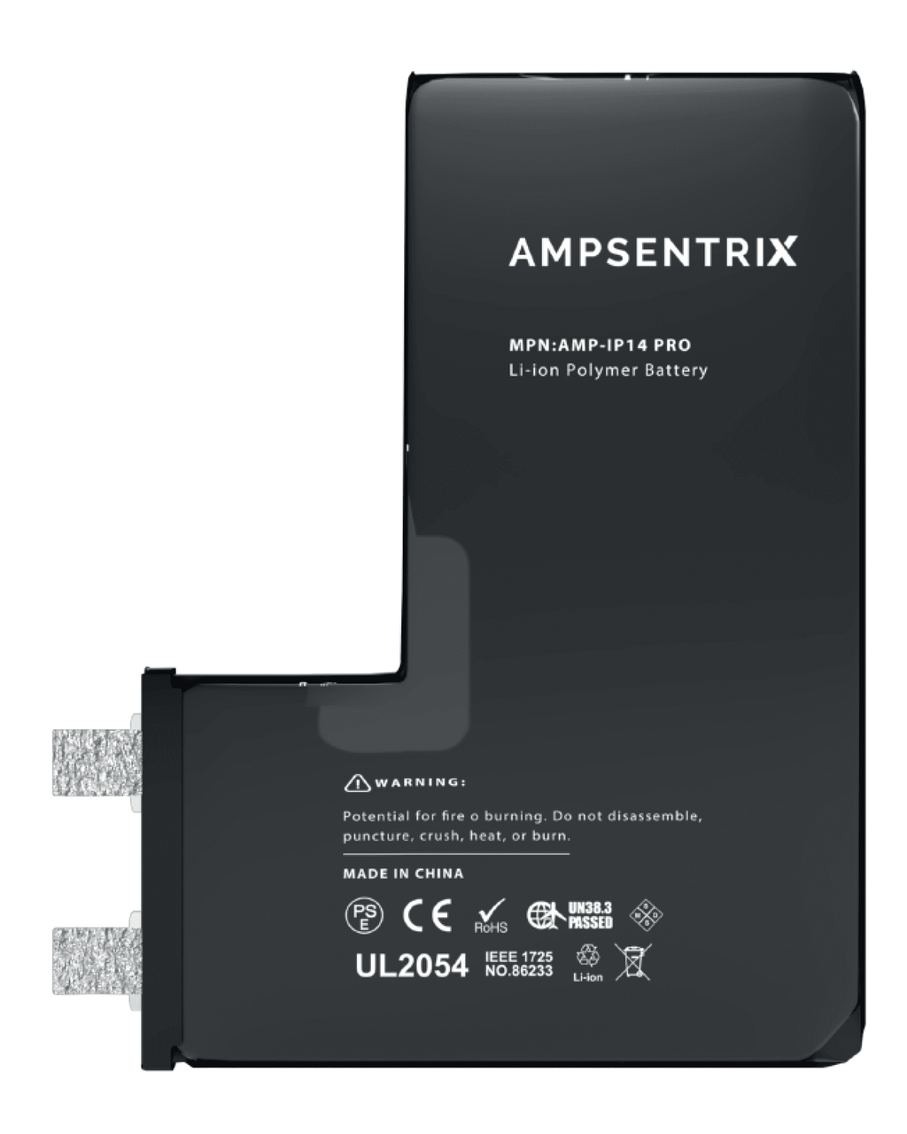 Replacement Battery for iPhone 14 Pro (Spot Welding Required) (AmpSentrix Core Extended)