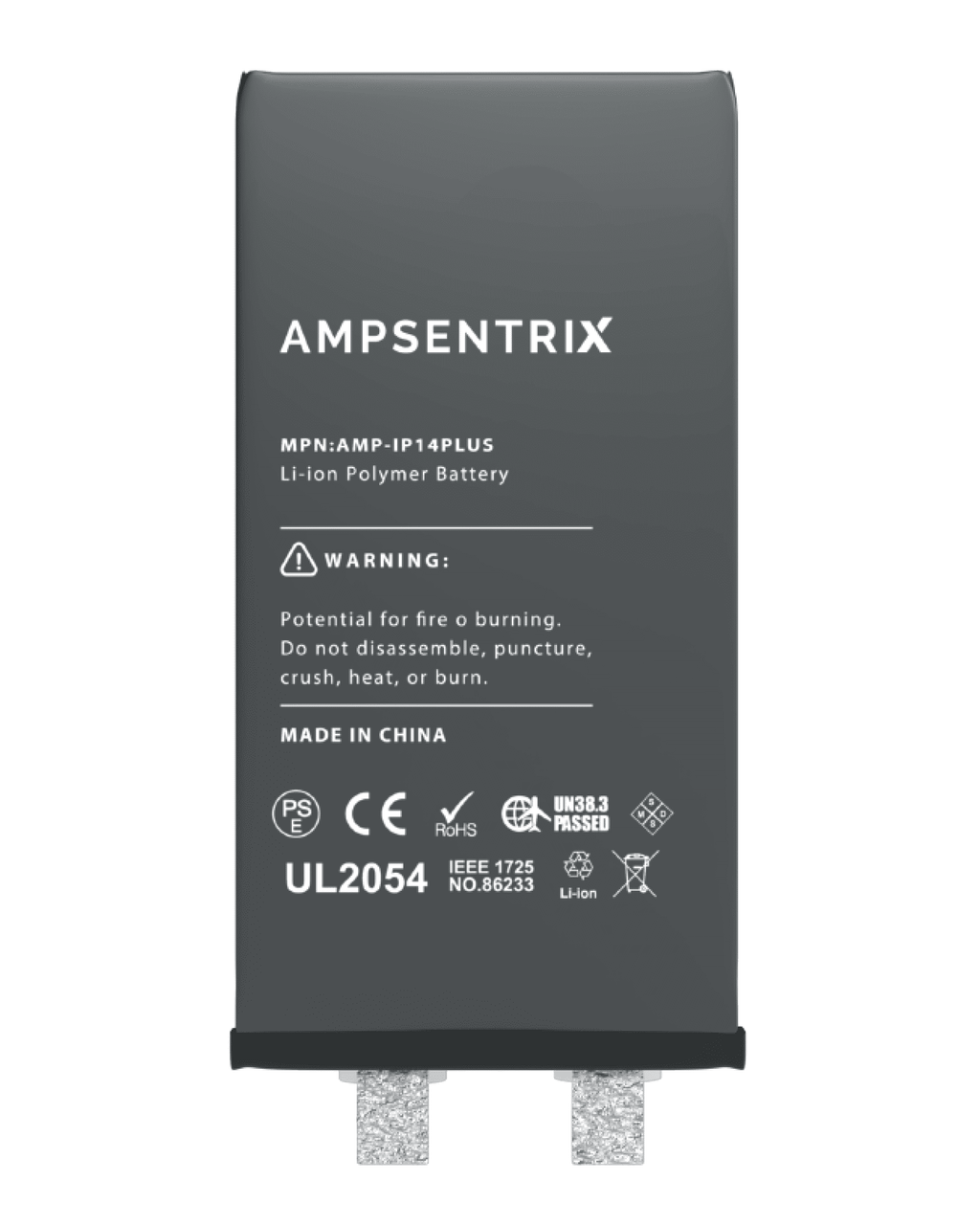 Replacement Battery for iPhone 14 Plus (Spot Welding Required) – AmpSentrix Core Extended