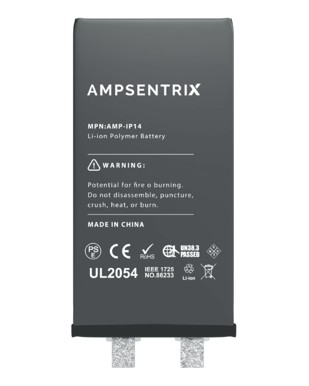 Replacement Battery for iPhone 14 (Spot Welding Required) (AmpSentrix Core Extended)