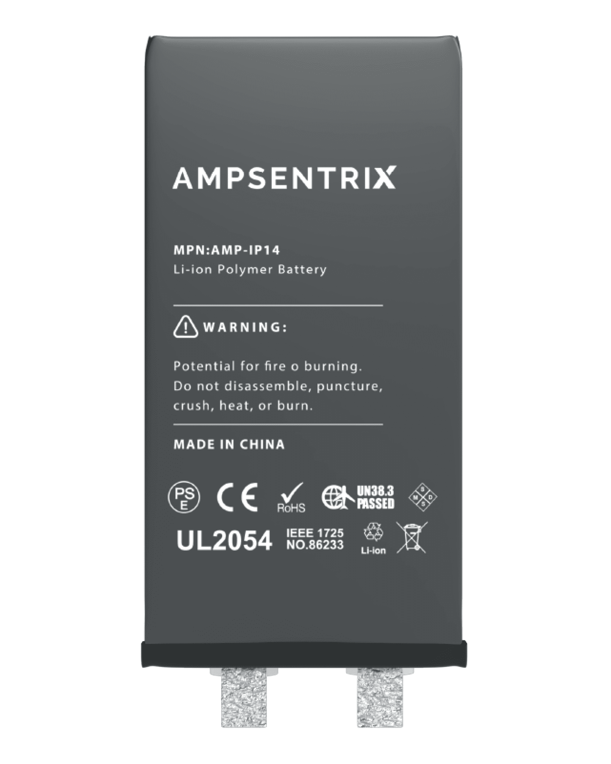 Replacement Battery for iPhone 14 (Spot Welding Required) (AmpSentrix Core Extended)