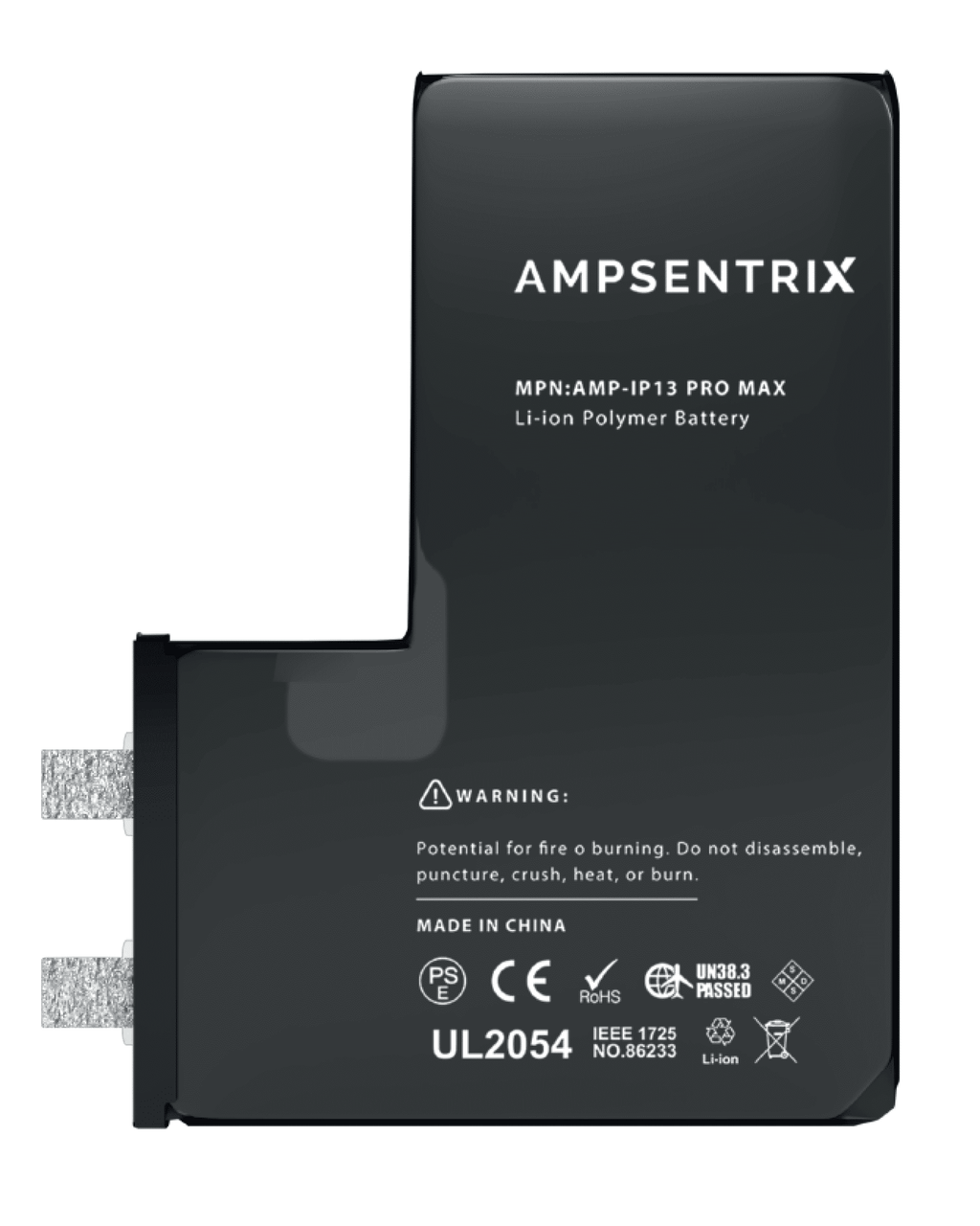 Replacement Battery for iPhone 13 Pro Max (Spot Welding Required) – AmpSentrix Core Extended