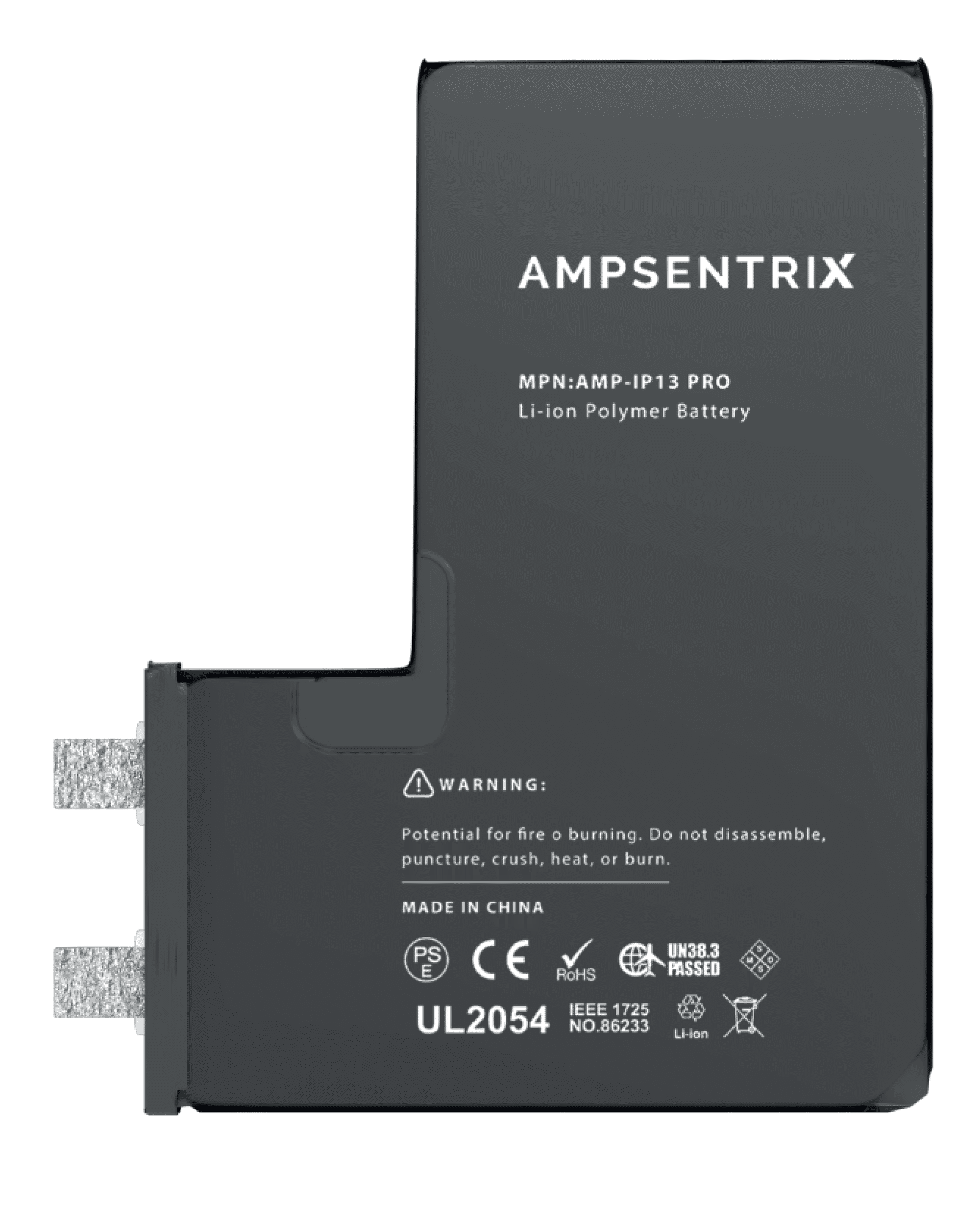 Replacement Battery for iPhone 13 Pro (Spot Welding Required) (AmpSentrix Core Extended)