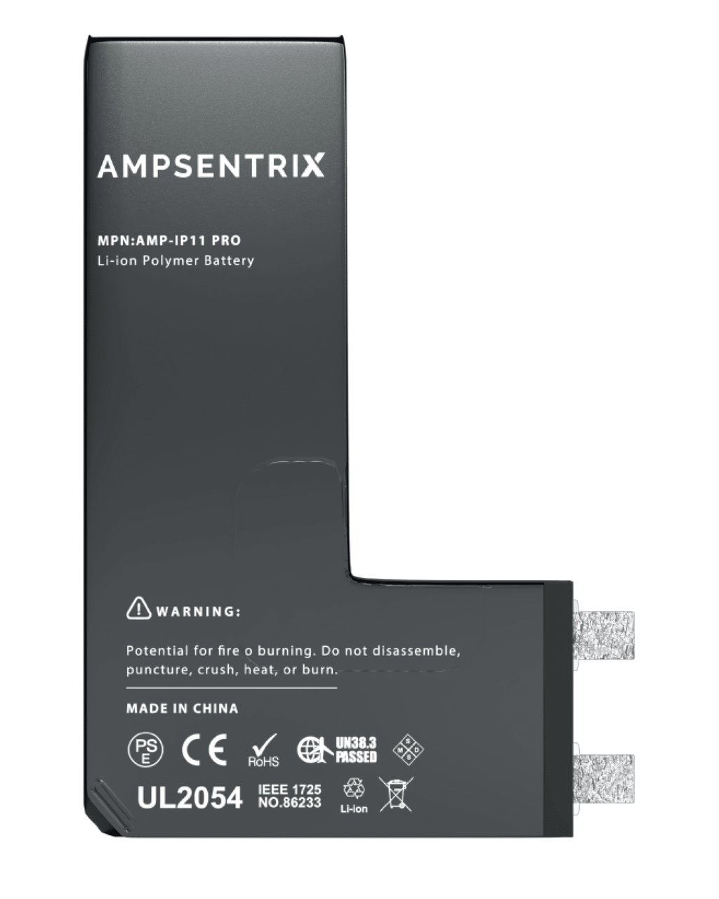 Replacement Battery for iPhone 11 Pro (Spot Welding Required) (AmpSentrix Core Extended)