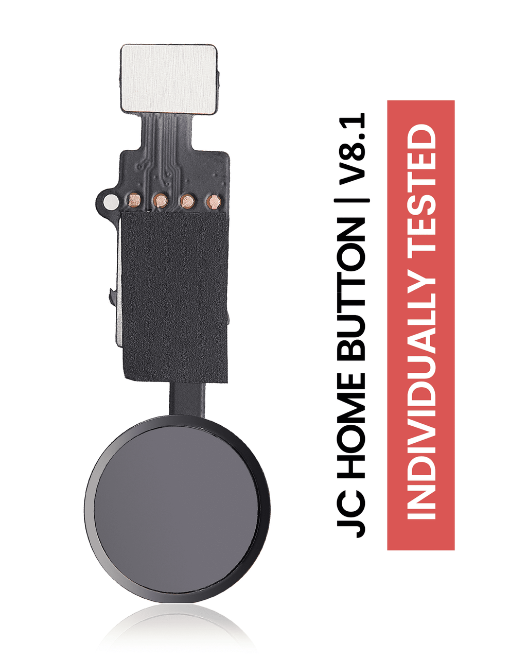 Home-Button-Lösung für iPhone 7/8/SE (2020/22) - Jet/Matte Black JCID
