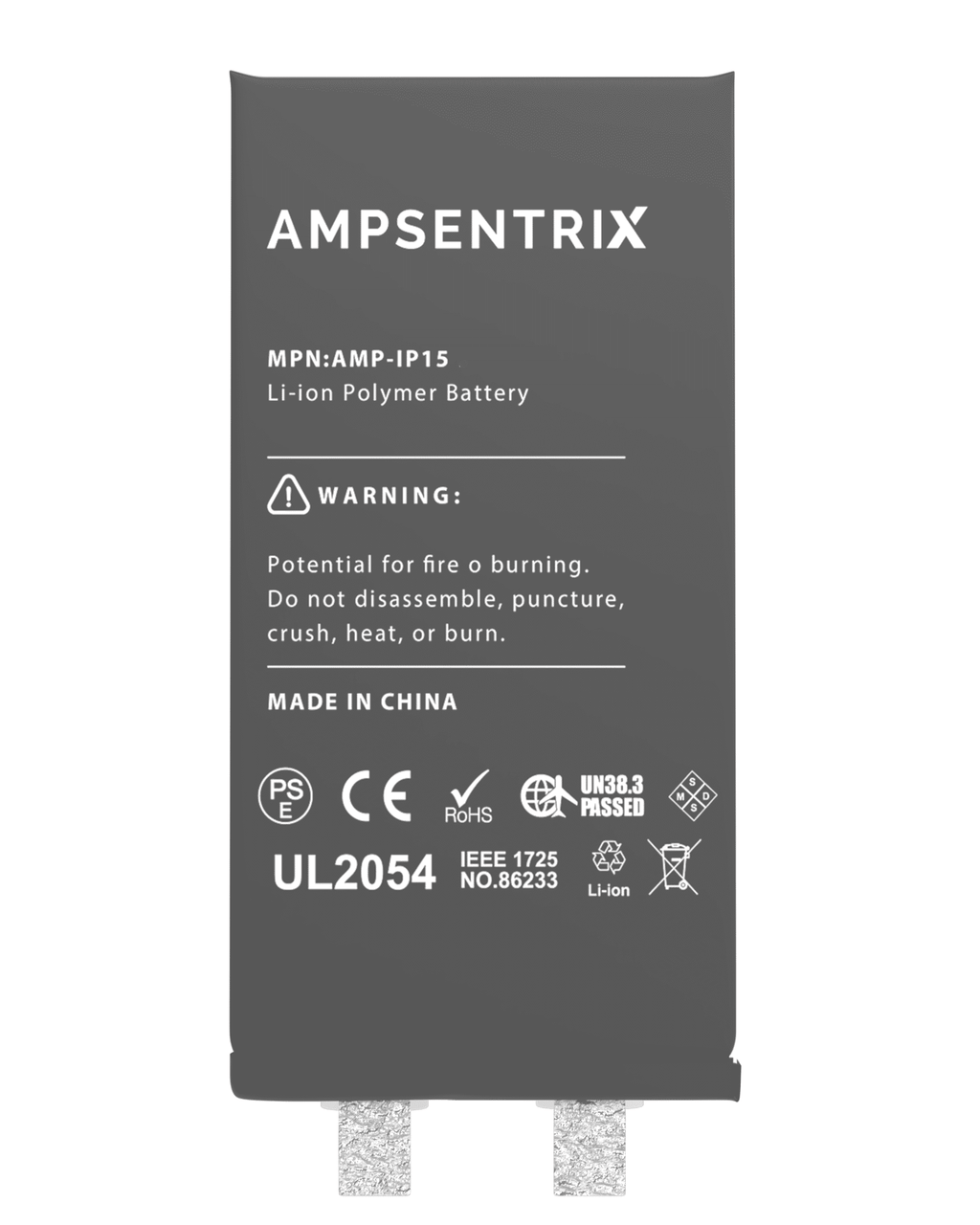 Replacement Battery Cell for iPhone 15 (Spot Welding Required) (Core)
