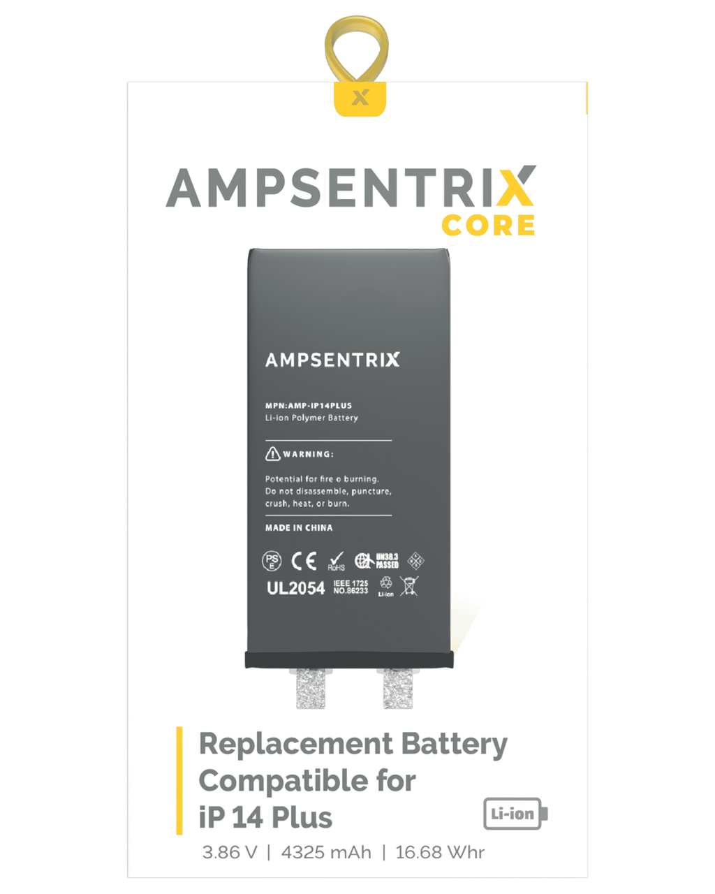Ersatz-Batteriekern für iPhone 14 Plus (Punktschweißen erforderlich)