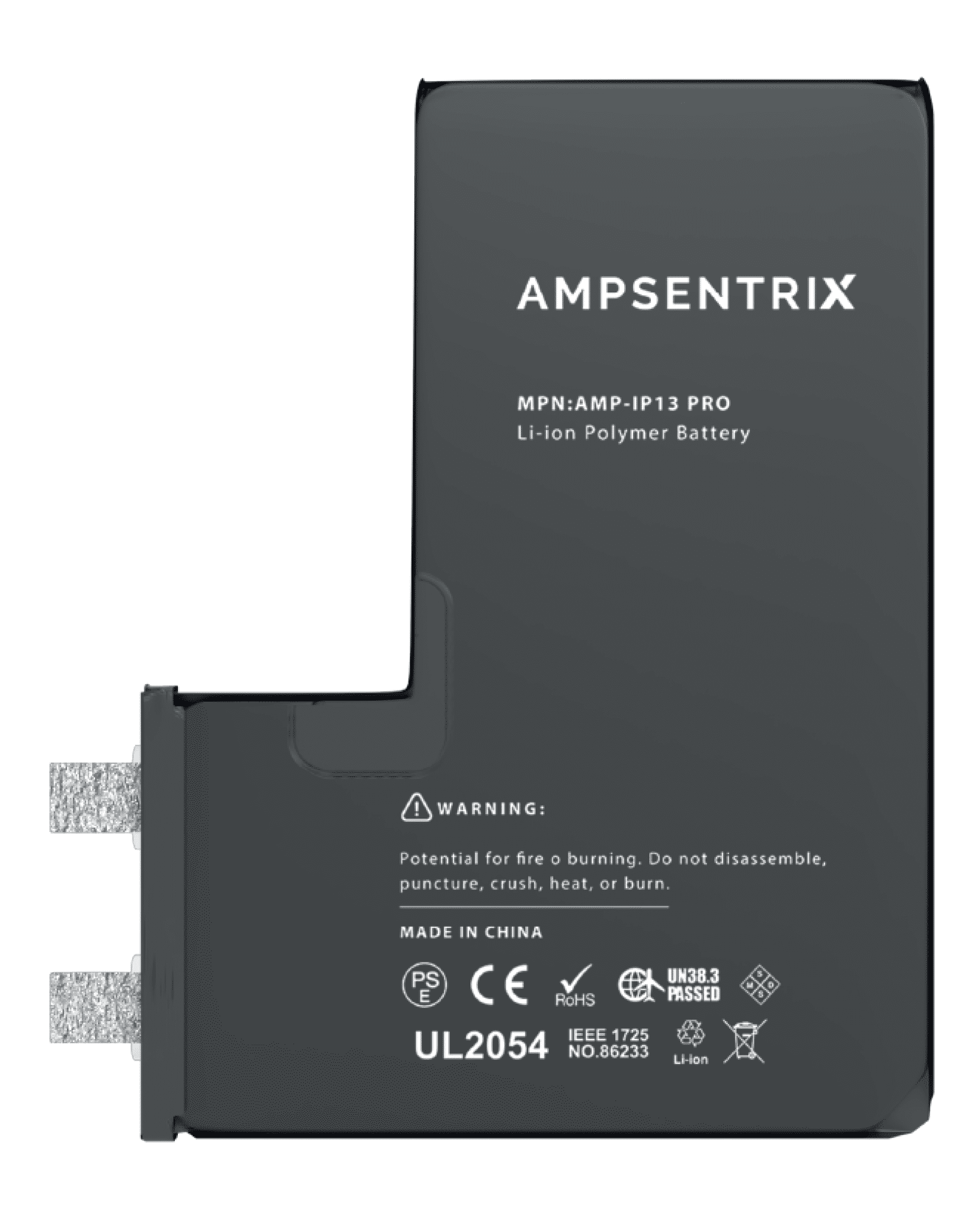 Replacement Battery Cell for iPhone 13 Pro (Spot Welding Required) (AmpSentrix Core)