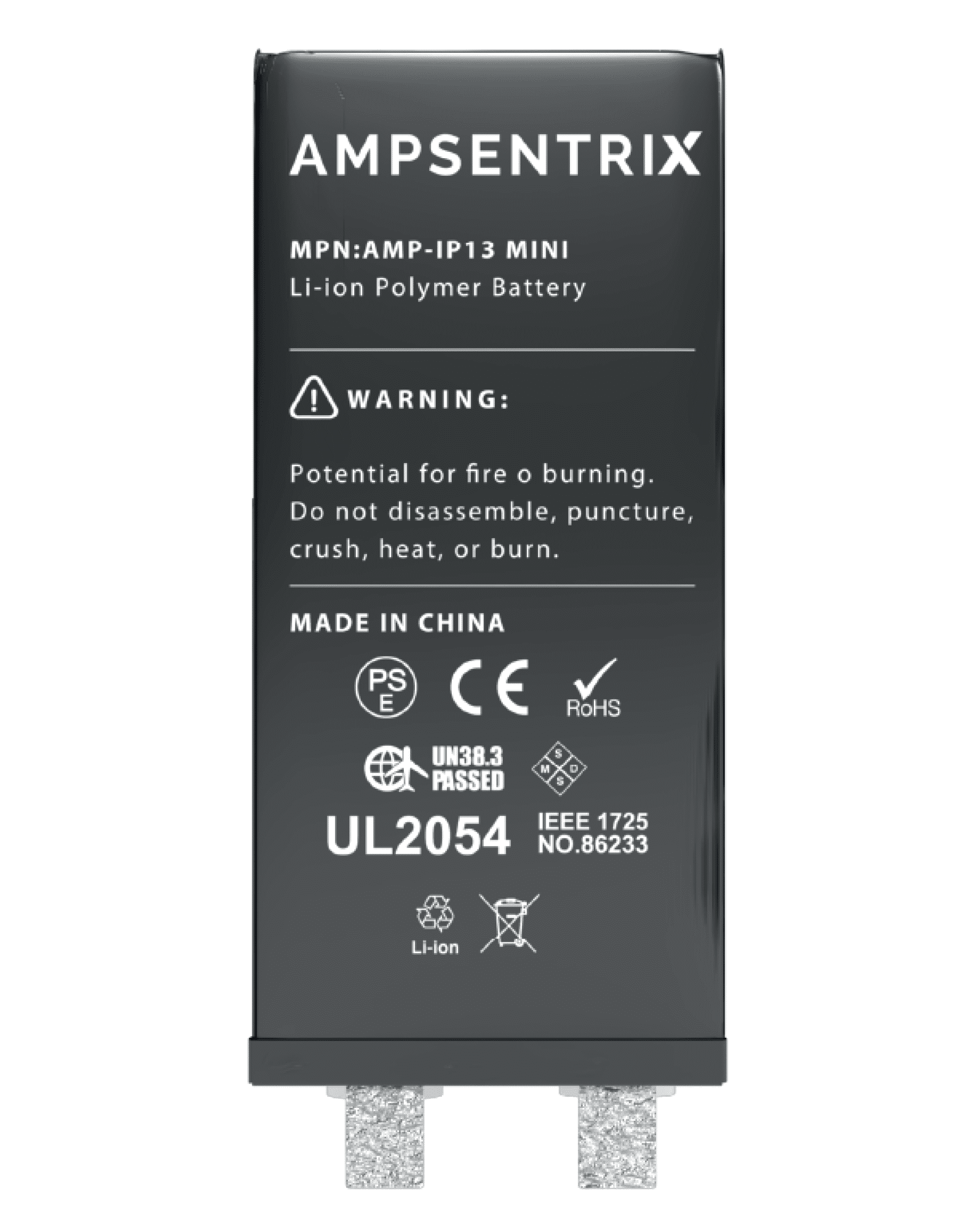 Ersatz-Batteriekern für iPhone 13 Mini (Spot Welding Required) AmpSentrix Core