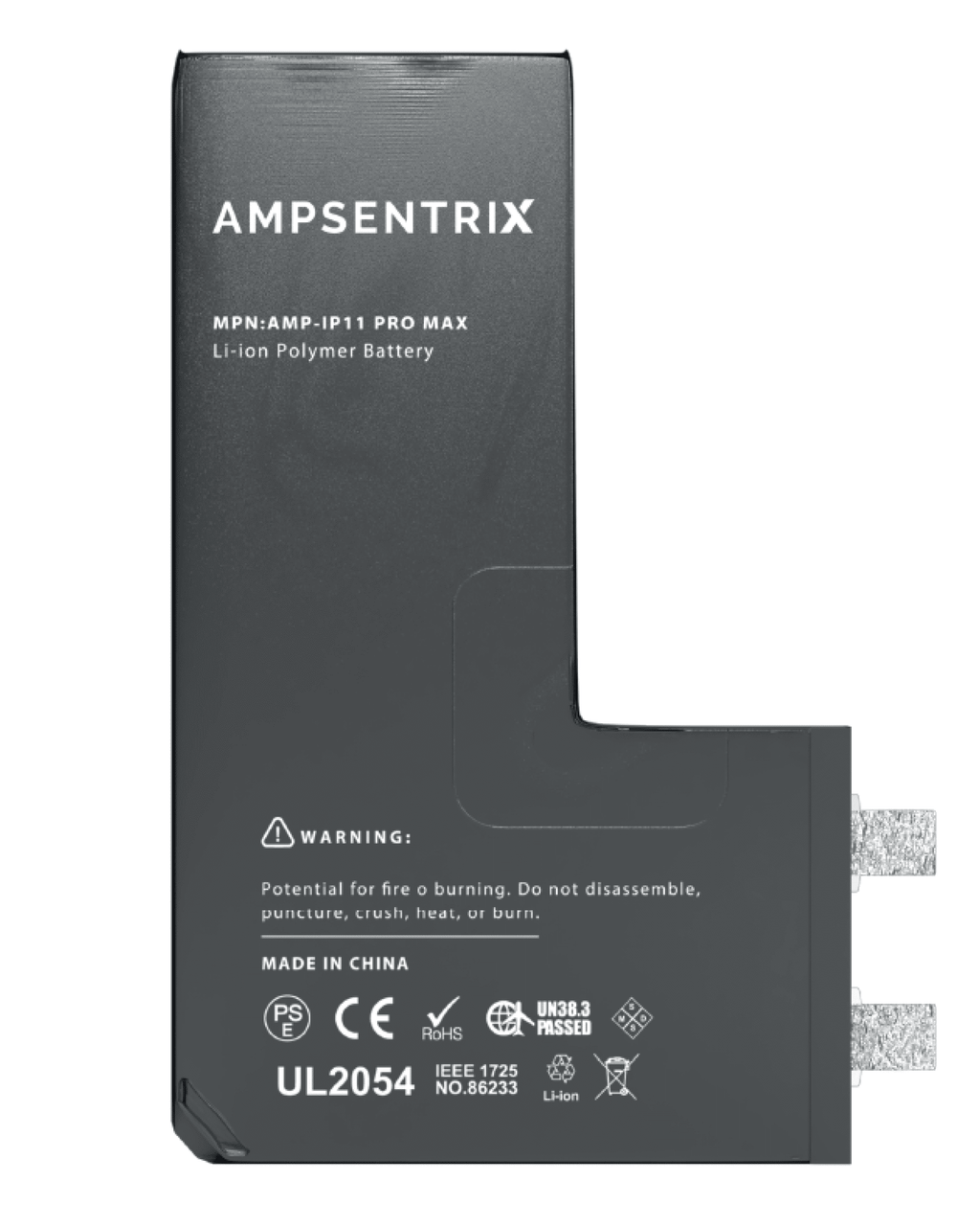 Replacement Battery Core for iPhone 11 Pro Max (Spot Welding Required) (Ampsentrix Core)