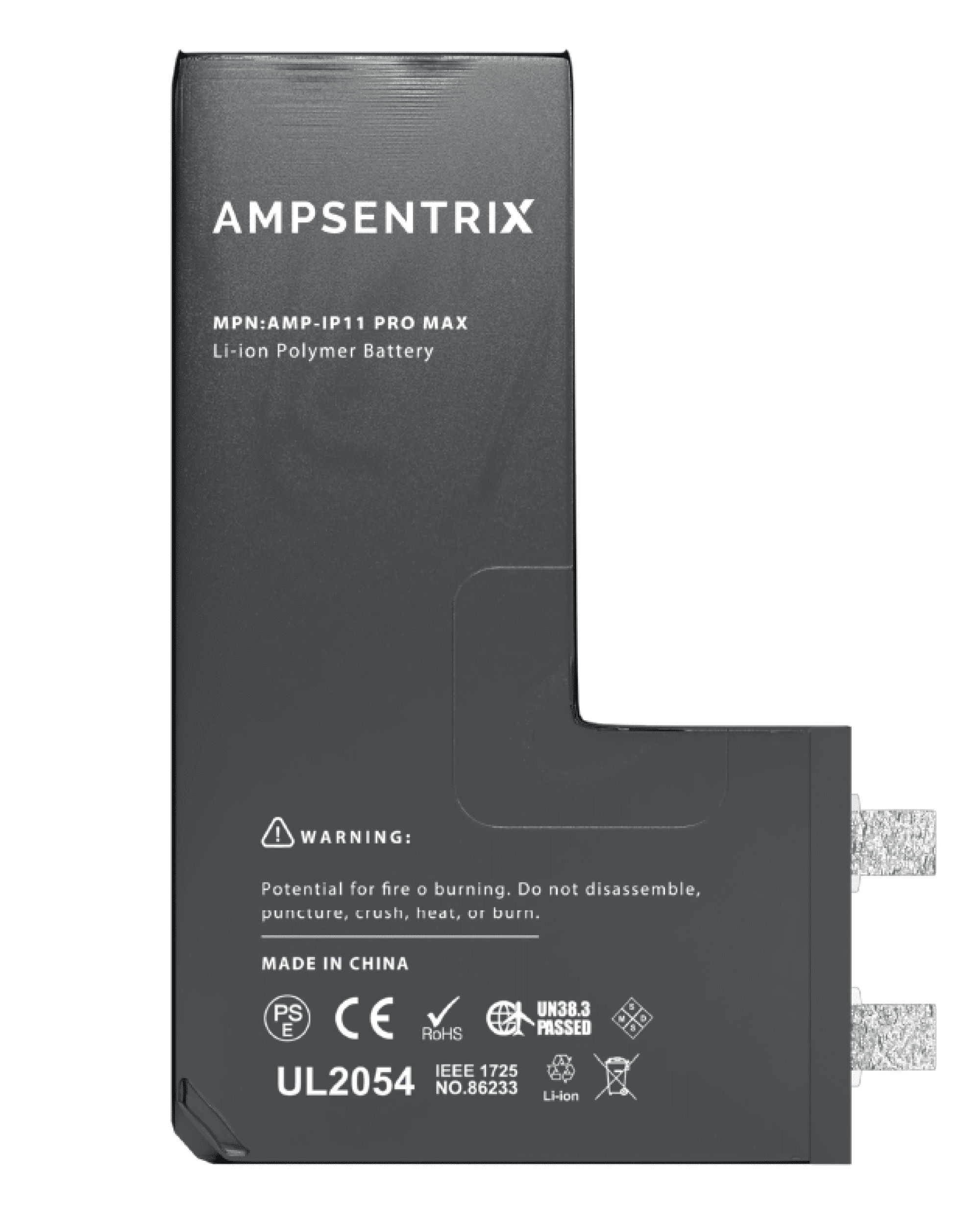 Replacement Battery Core for iPhone 11 Pro Max (Spot Welding Required) (Ampsentrix Core)