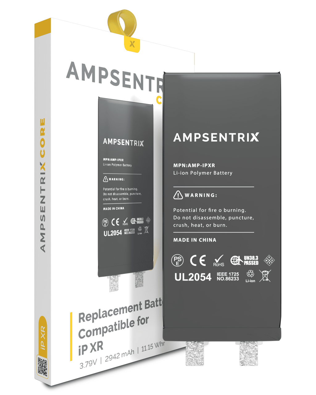 Replacement Battery Cell for iPhone XR (Spot Welding Required) – AmpSentrix Core