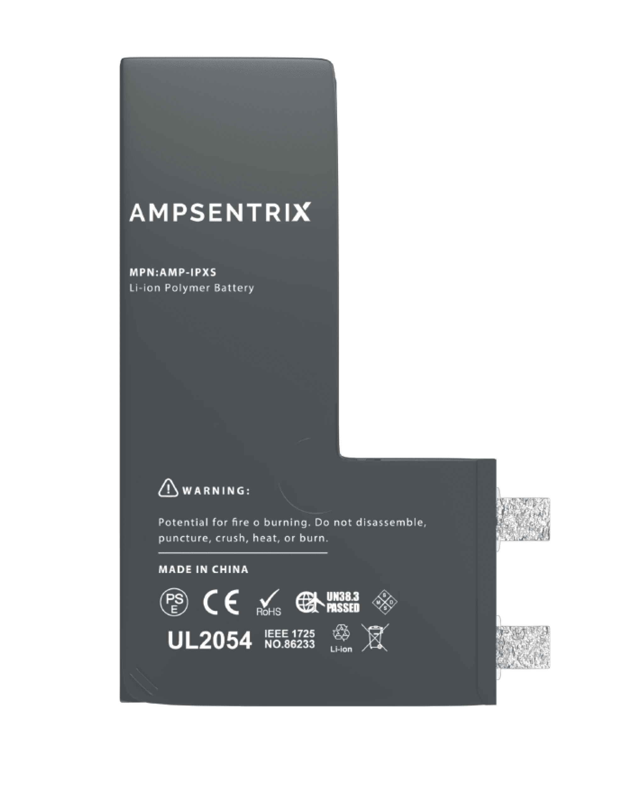 iPhone XS Batteriekern, Punktschweißen erforderlich, Ampsentrix Core
