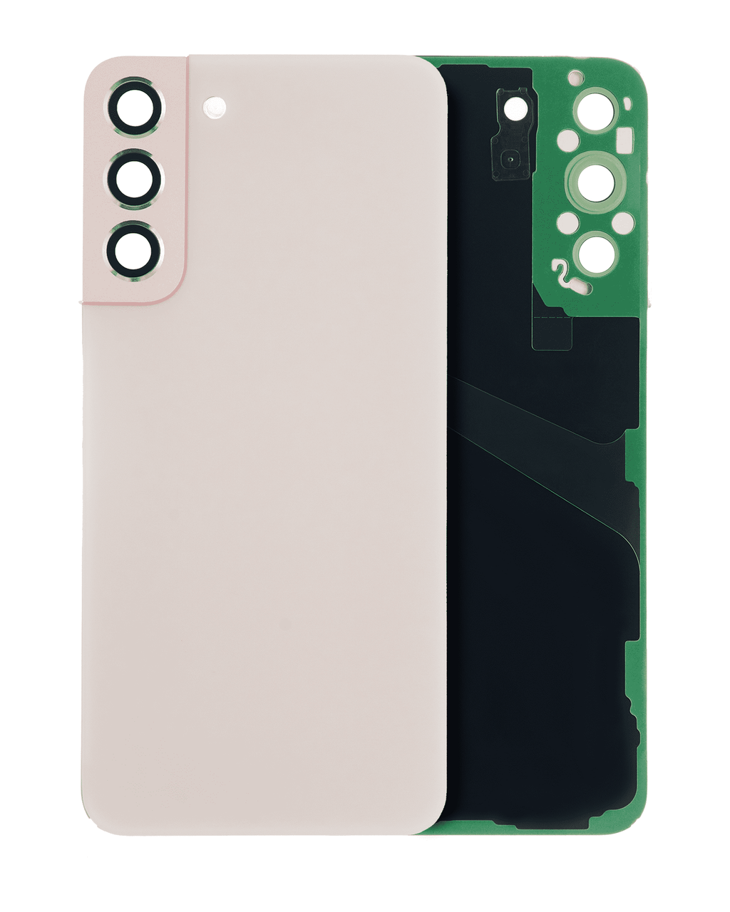 Samsung Galaxy S22 Plus Backcover-Glas Kamera Pink Gold (ohne Logo) Aftermarket+