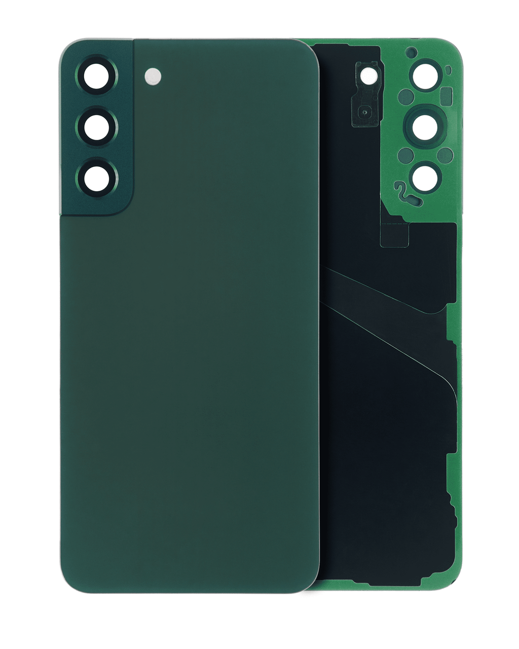 Backcover mit Kameralinse Samsung Galaxy S22+ Grün (Ohne Logo) Premium