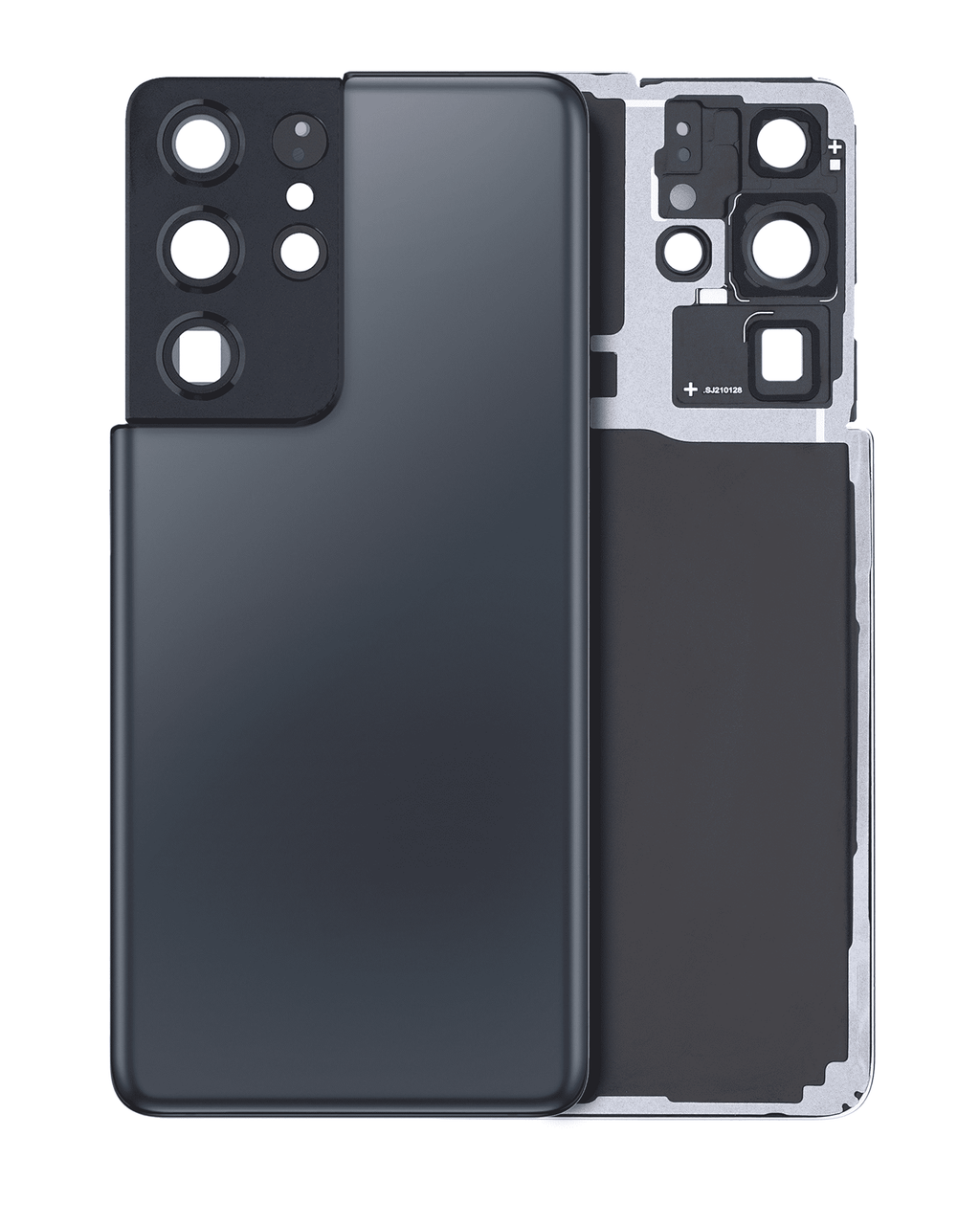Back Cover with Camera Lens for Samsung Galaxy S21 Ultra (no logo) (Aftermarket Plus) (Phantom Navy)