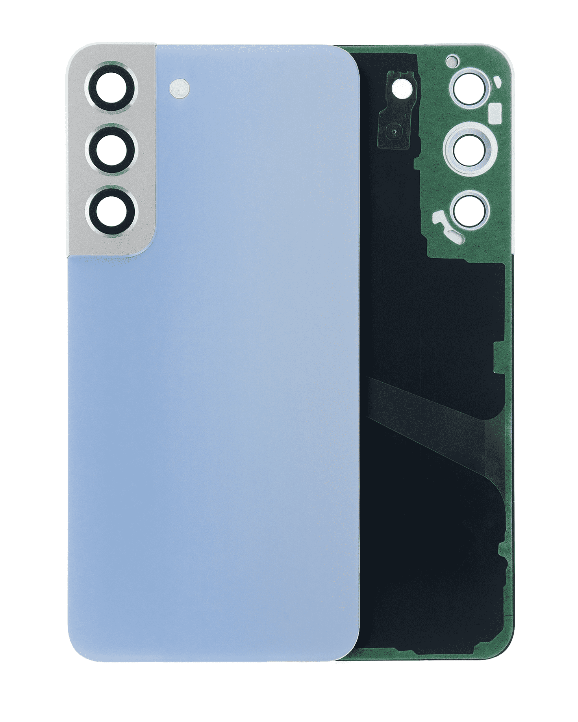 Samsung Galaxy S22 Backcover Kameralinse Himmelblau Premium ohne Logo