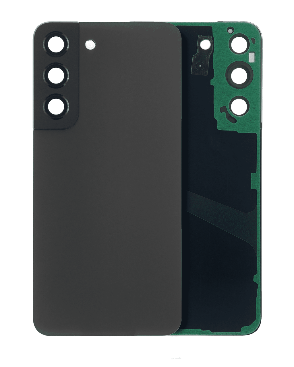 Backcover Kameralinse Galaxy S22 5G ohne Logo, Aftermarket Plus, Graphite
