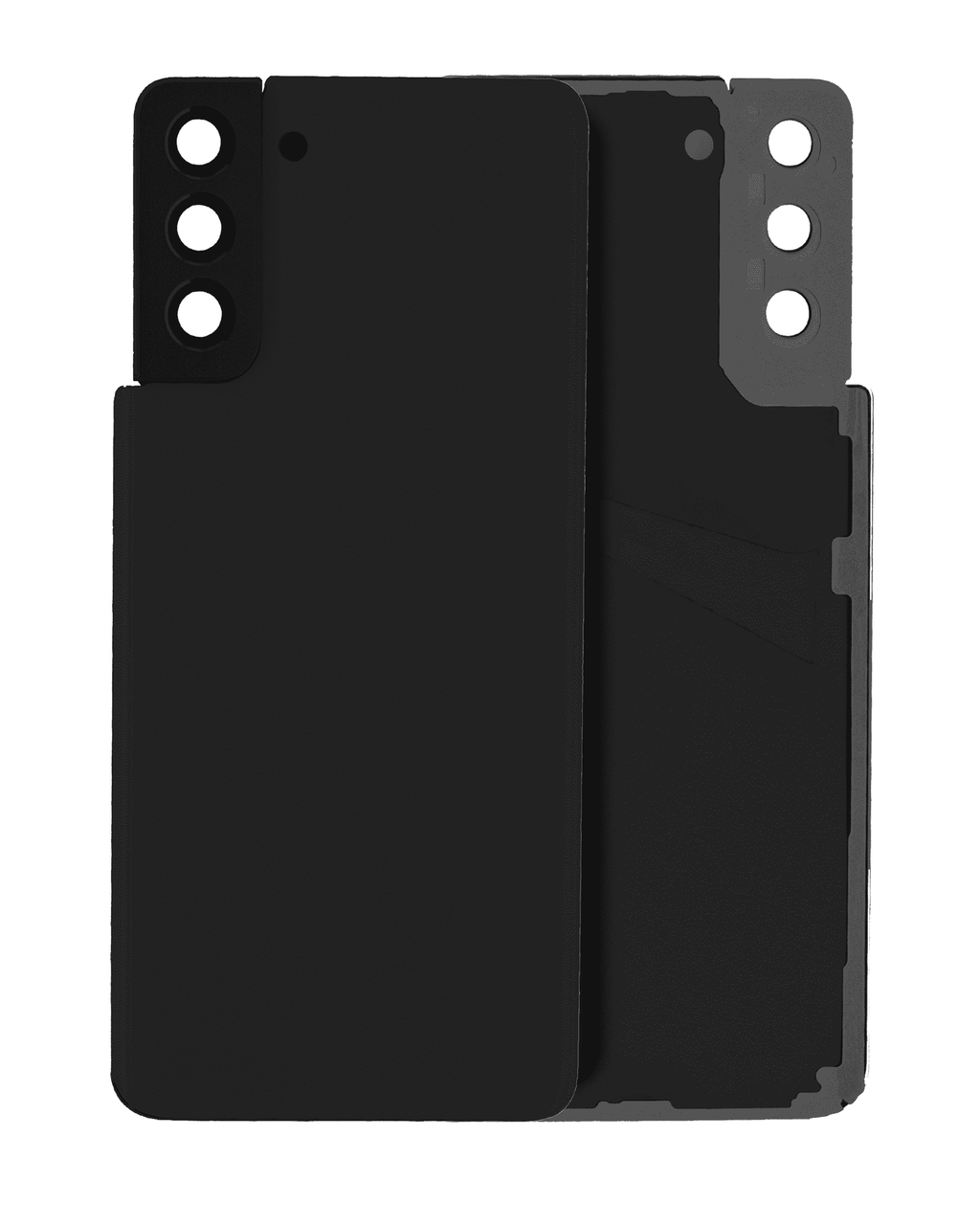Backcover mit Kamera für Samsung S21 Plus (Phantom Black) ohne Logo Aftermarket