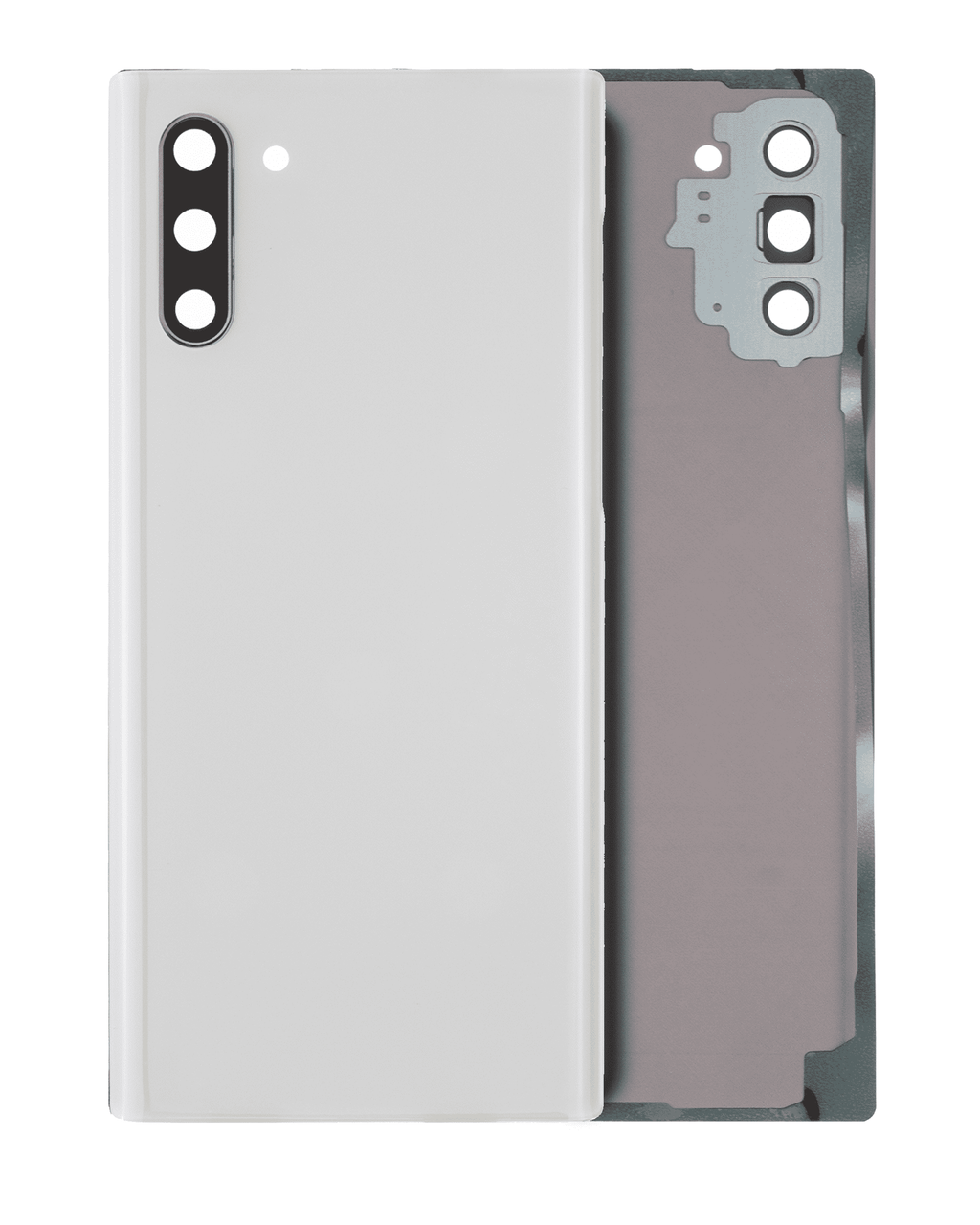 Back Cover with Camera Lens for Samsung Galaxy Note 10 (without Logo) (Aftermarket Plus) (Aura White)