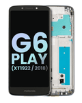LCD Display with Frame for Motorola Moto G6 Play (XT1922 / 2018) (Original OEM) (Gray)