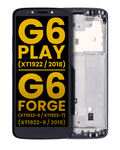 LCD Display with Frame for Motorola Moto G6 Play (XT1922 / 2018) / G6 Forge (XT1922-6 / XT1922-7 / XT1922-9 / 2018) (US Version) (Refurbished) (Black)