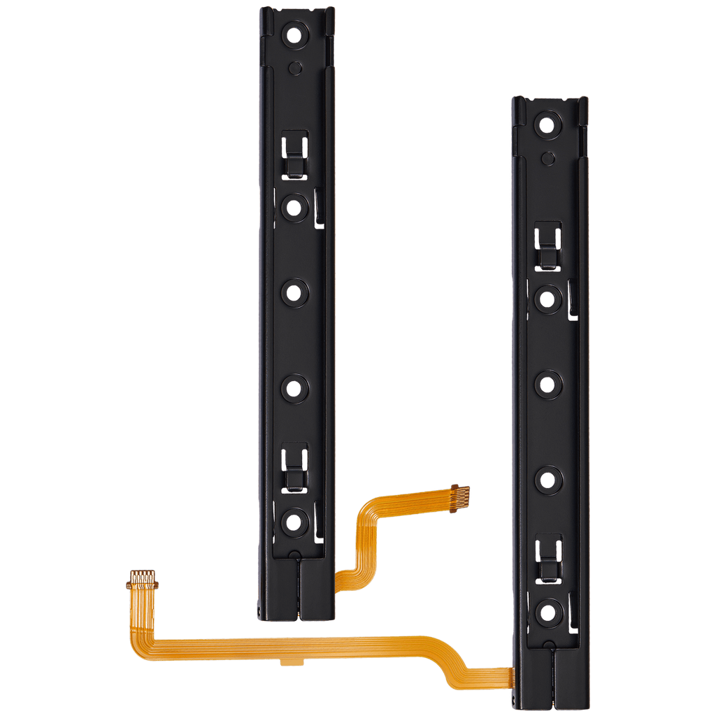 Left & right rail with flex cable for Nintendo Switch (console side)