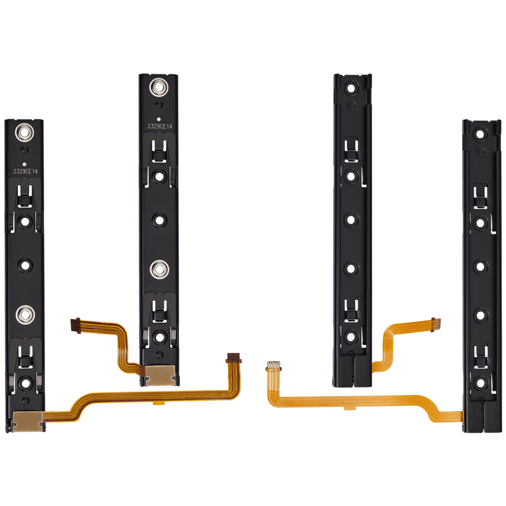 Left & right rail with flex cable for Nintendo Switch (console side)